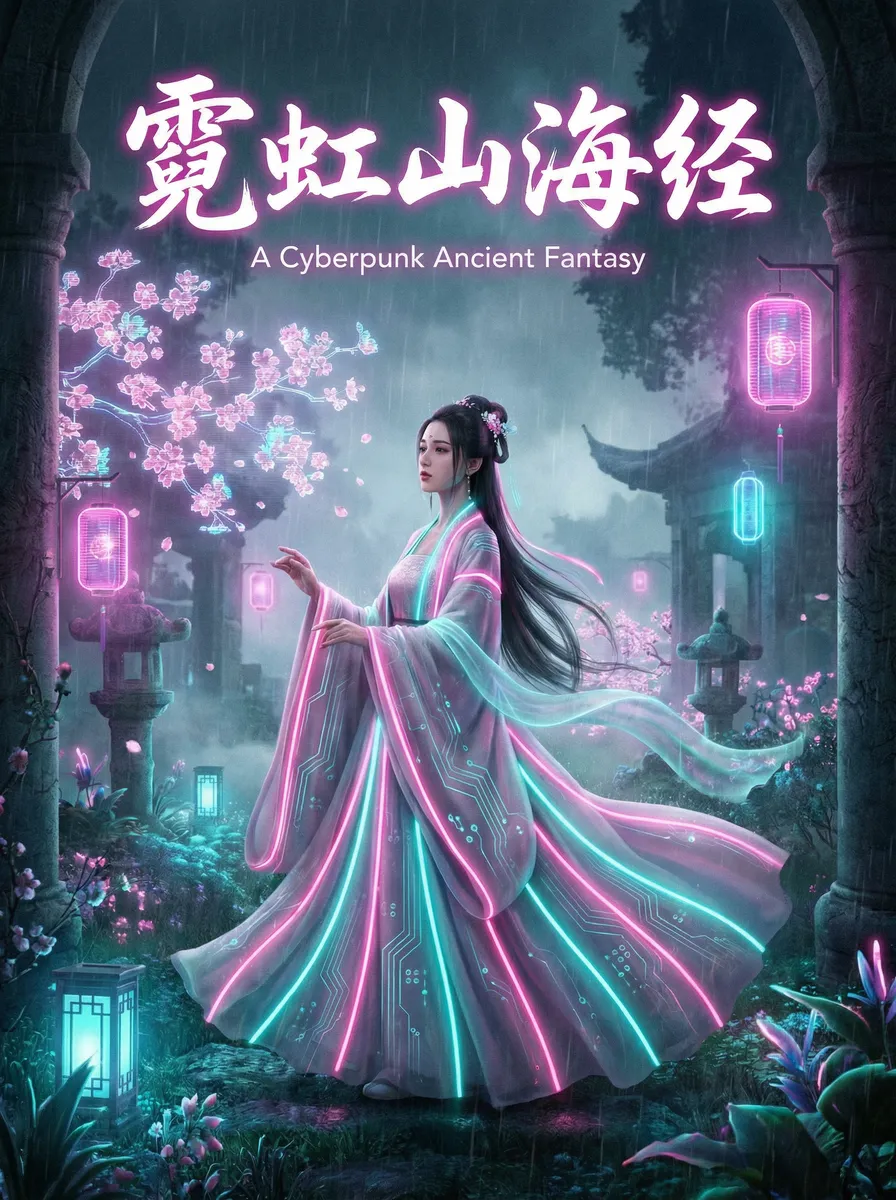 nhdt-471 古风奇缘短剧 - 霓虹山海经海报